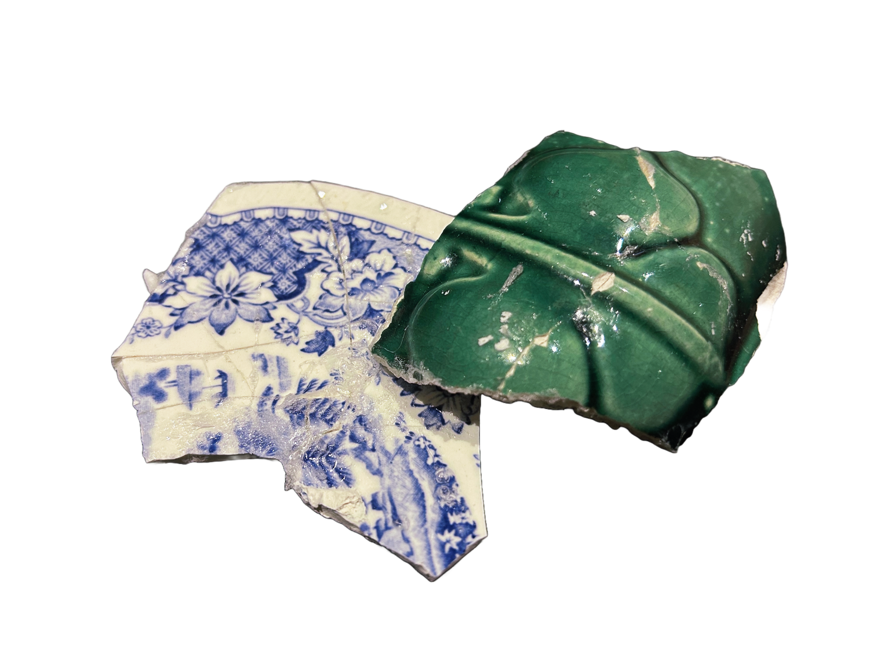 Broken ceramics reassembled — Danlu Peng